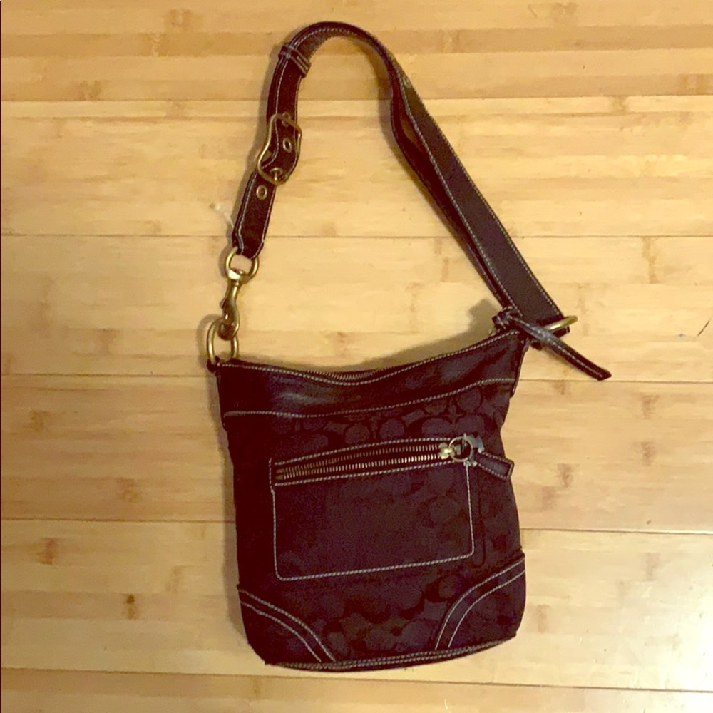 Mae File Crossbody In Signature Canvas Coach Bag - image 3